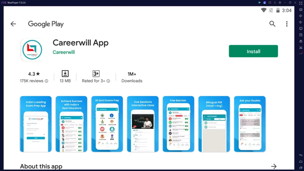 Careerwill app for PC