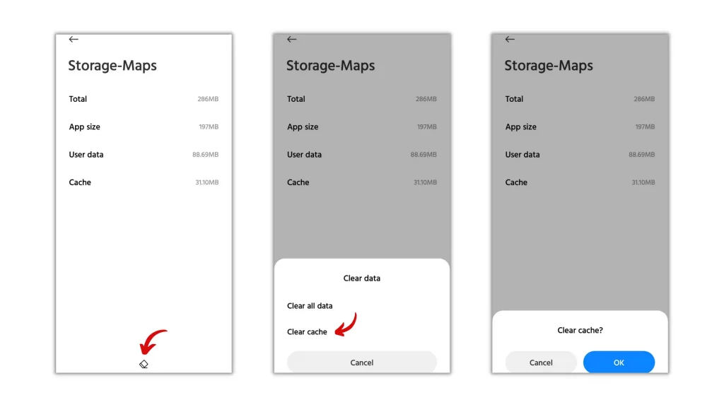 Clear Cache Android