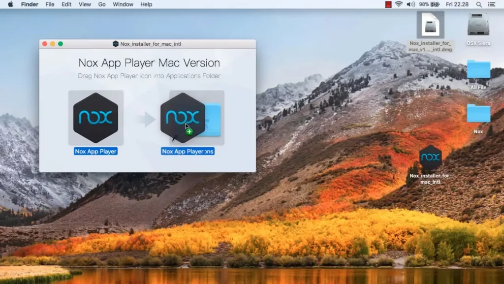 NoxPlayer installation on macOS