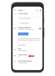 Google Drive Back up and sync Turn Off