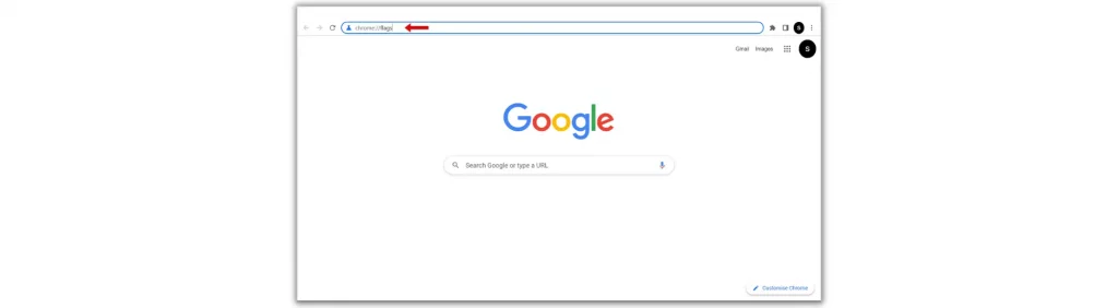 Chrome Flags in Address bar