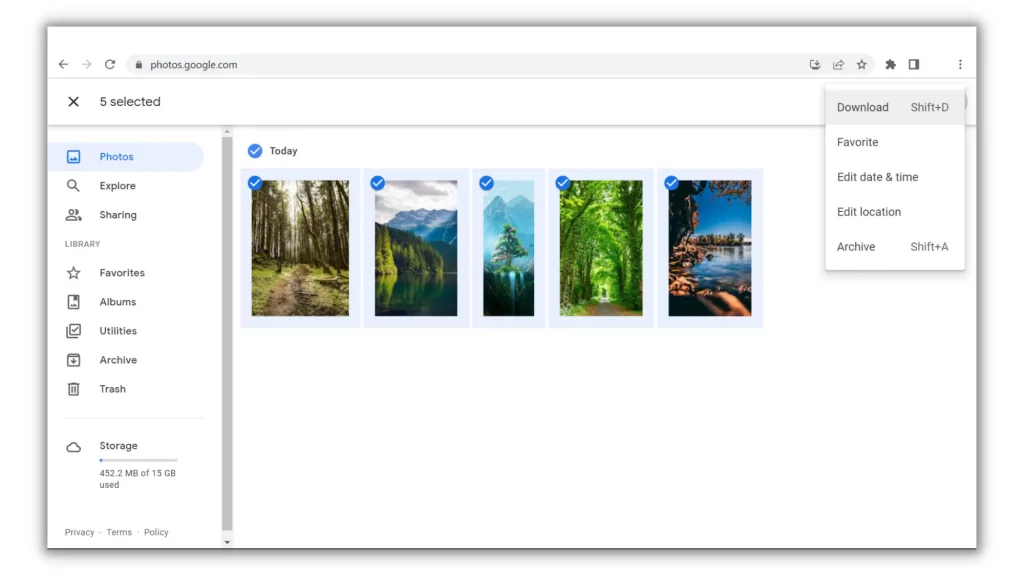 How to Download All Photos from Google Photos at Once Windows