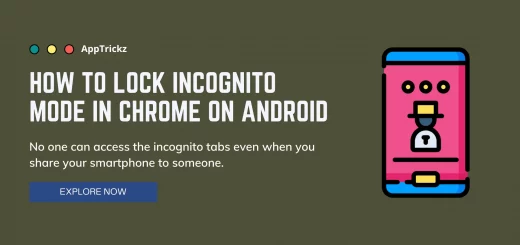 how to lock incognito mode in Chrome on Android