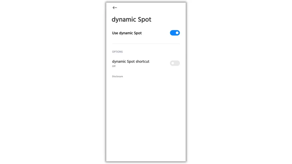 dynamicSpot app usage