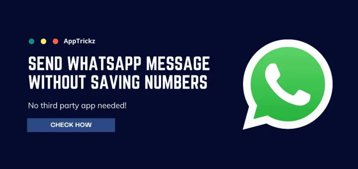 Send WhatsApp Message without saving number